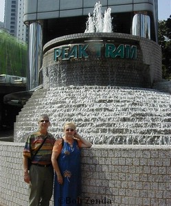 Bob & Pat heading for Victoria Peak